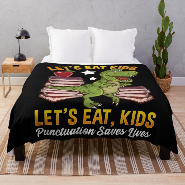 Item preview, lets eat kids punctuation saves lives designed and sold by Hananiah Merch.
