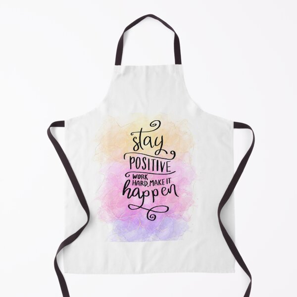 Item preview, Stay positive, work hard, make it happen motivational Quote designed and sold by ManifestoDesign.