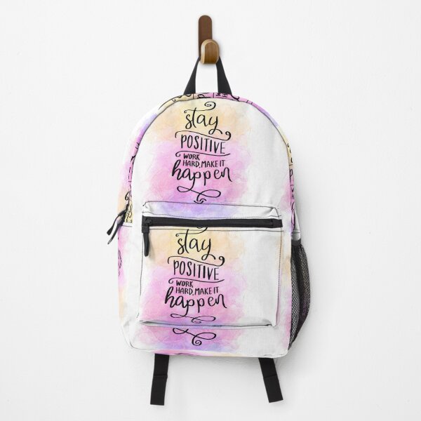 Item preview, Stay positive, work hard, make it happen motivational Quote designed and sold by ManifestoDesign.