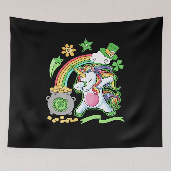 Item preview, Lepricorn Leprechaun Dabbing Unicorn Girls St Patricks Day designed and sold by Hananiah Merch.