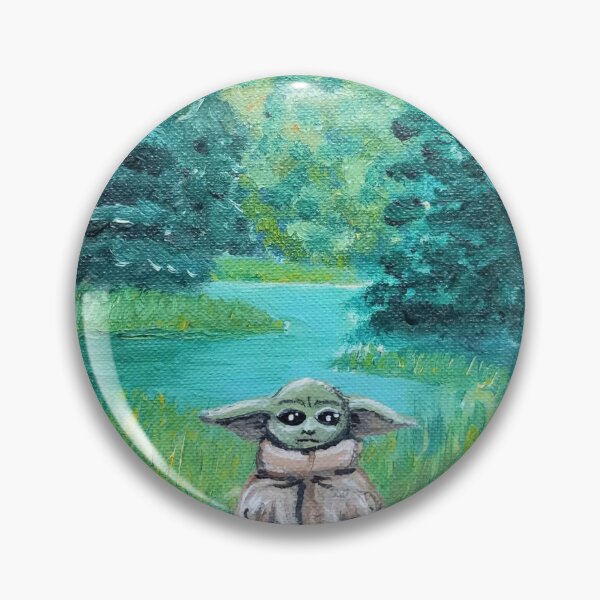 Item preview, Space Alien Child Landscape Painting designed and sold by Intergalactic Unicorn: Art by Anna Schmidt.