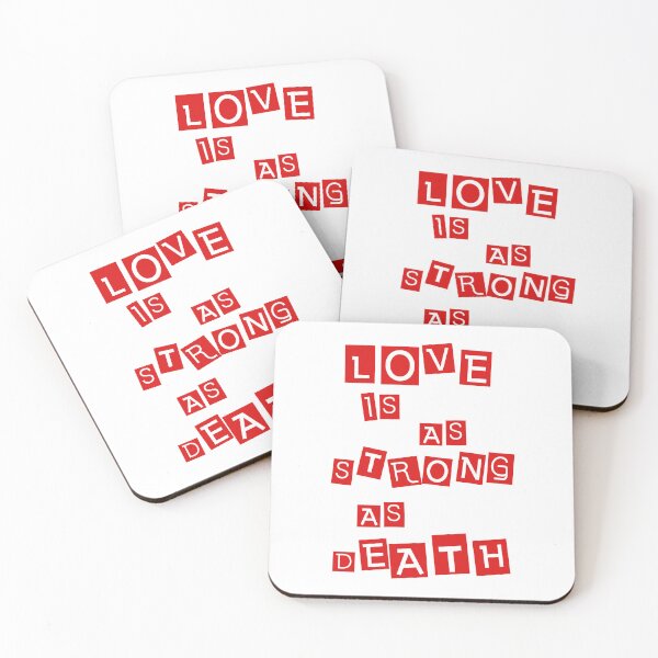 Item preview, Love Is As Strong As Death designed and sold by VashBoutique.