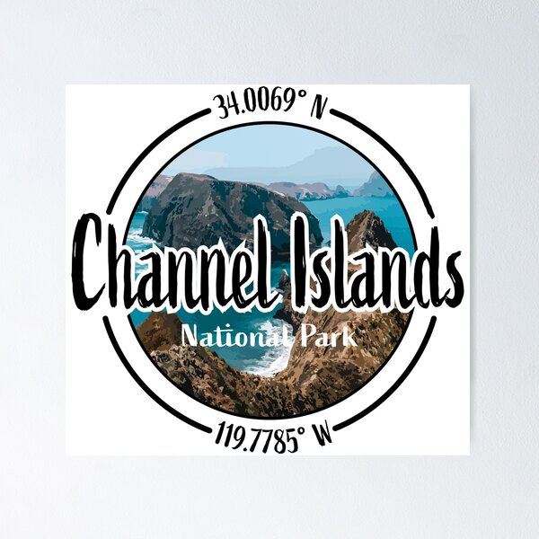 Item preview, Channel Islands Design with Latitude and Longitude designed and sold by Redneck Designs.