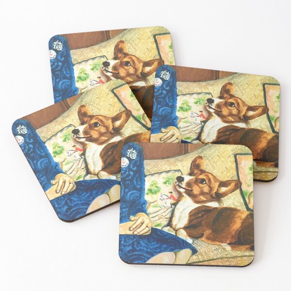 Item preview, Her Majesty the Queen and Corgi designed and sold by Hannah Dosanjh.