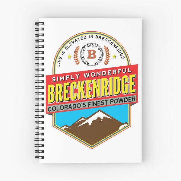 Item preview, BRECKENRIDGE COLORADO Ski Skiing Mountain Mountains Skis Snowboard Snowboarding designed and sold by DESTINATIONS DECAL.