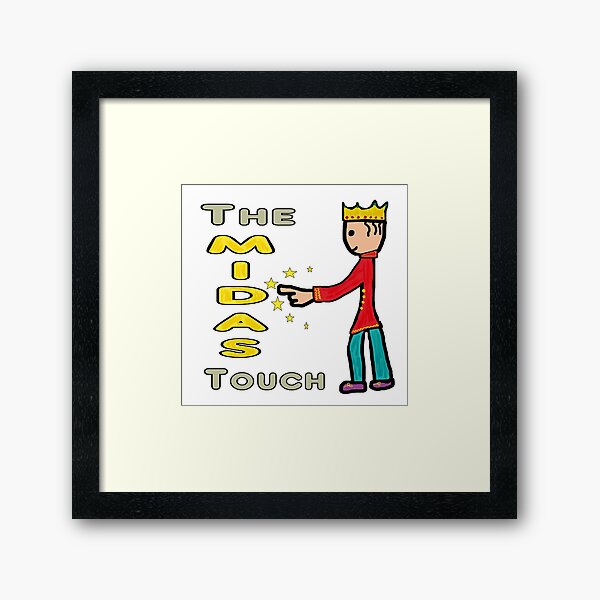 Midas' Golden Touch Metal Print for Sale by OddsomeOddy