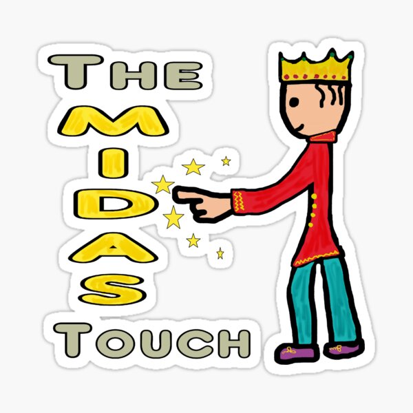 midas touch | Sticker