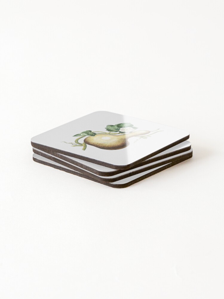 Thumbnail 4 of 5, Coasters (Set of 4), Butternut plant designed and sold by RheaRealm.