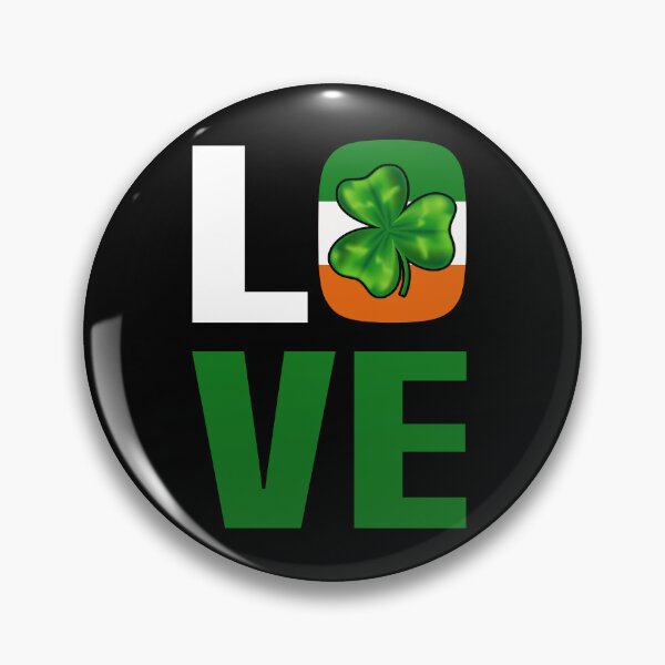 Item preview, St Patricks Day Irish Flag Love Shamrock designed and sold by tjred01.