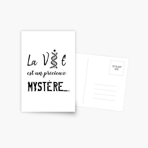 Des mots en partage (27) Carte postale