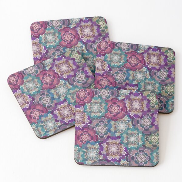 Item preview, Succulent Mandala Quilt Pattern designed and sold by Old Urban Farmhouse Design Studio.