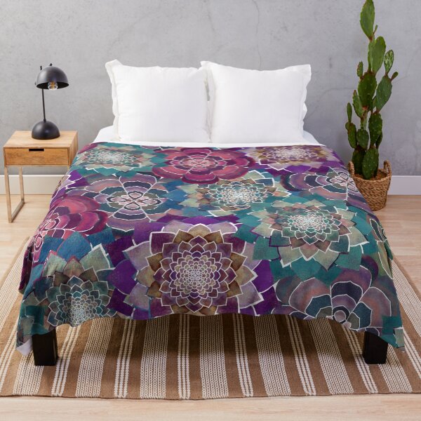 Item preview, Succulent Mandala Quilt Pattern designed and sold by Old Urban Farmhouse Design Studio.