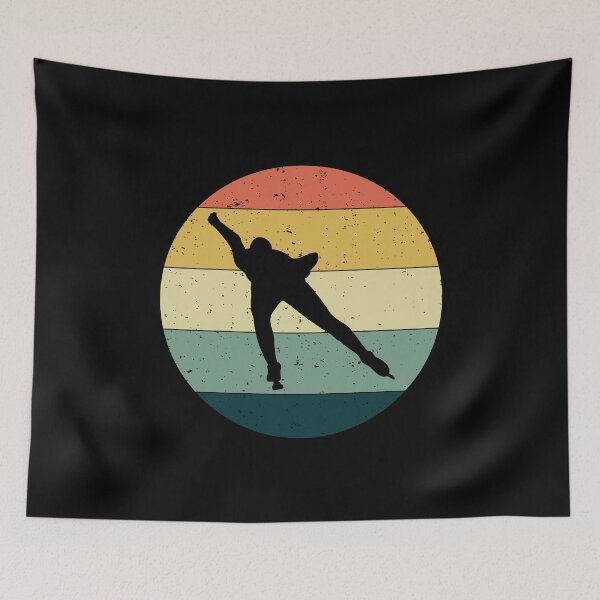 Item preview, Speed Skating Ice Skater Skate Race Vintage Retro designed and sold by CuteDesigns1.