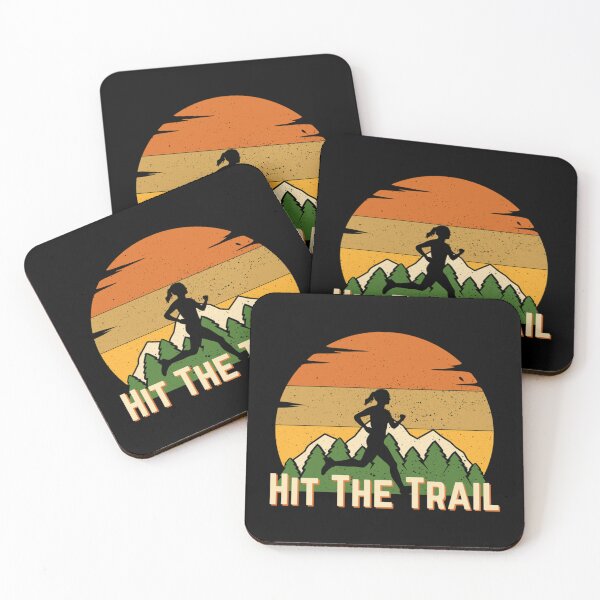 Item preview, Hit The Trail Female Runner Classic T-Shirt designed and sold by lewisnash6.