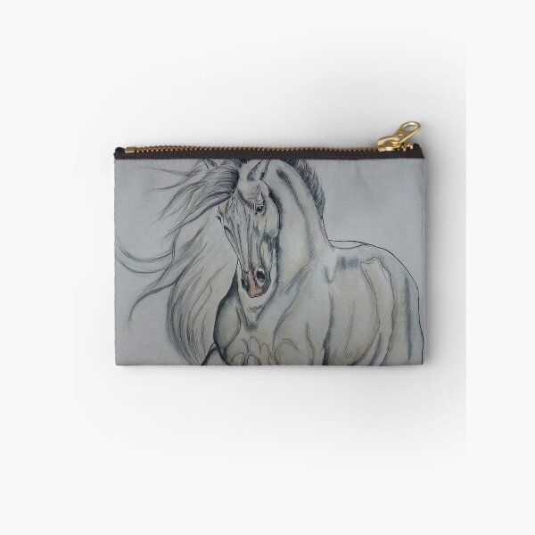 Item preview, White andalusian horse playing designed and sold by horseaddicted.