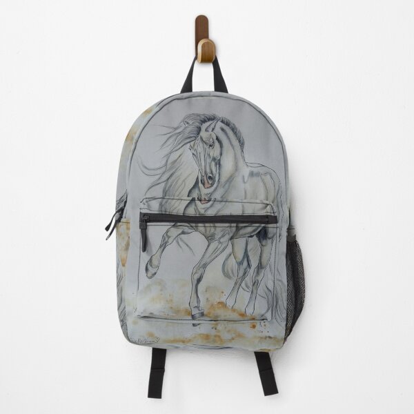 Item preview, White andalusian horse playing designed and sold by horseaddicted.