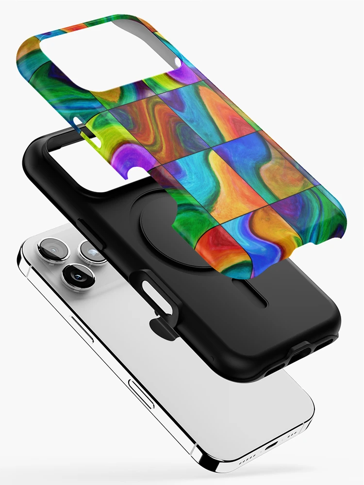 Thumbnail 2 of 4, iPhone Case, patchwork designed and sold by Reflection of You.
