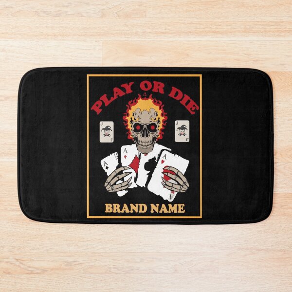 Item preview, Play or die, brand name, joker skull, rummylovers, designed and sold by Gazo freeze ★★★★★.