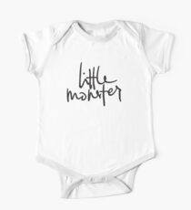 Little Monster - Handwritten Casual Design One Piece - Short Sleeve