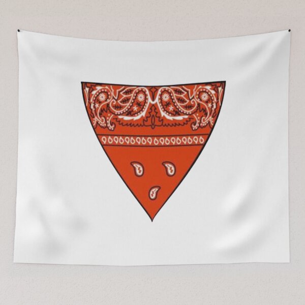 Item preview, classic red bandana: elegant red bandana neck scarf design  designed and sold by Aestheticianpro.
