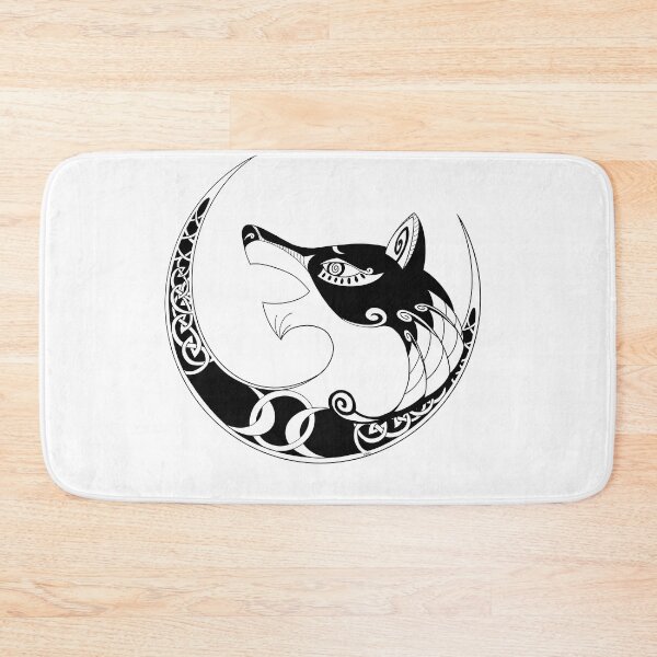 Item preview, Crescent Moon Wolf designed and sold by Lyuben.