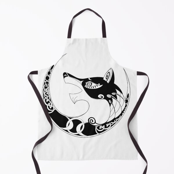 Item preview, Crescent Moon Wolf designed and sold by Lyuben.