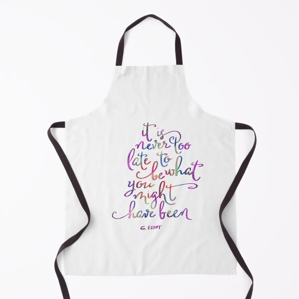 Item preview, It's never too late to be what you might have been motivational Quote designed and sold by ManifestoDesign.