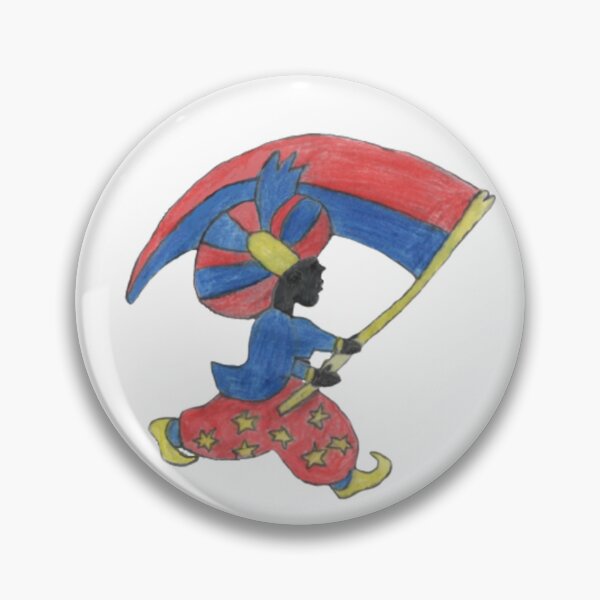 Item preview, Turkish Warrior Janissary with Flag designed and sold by mila-ola.