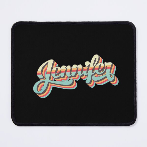Item preview, Jennifer name - cool 70s retro font surf style design designed and sold by NameTheory.
