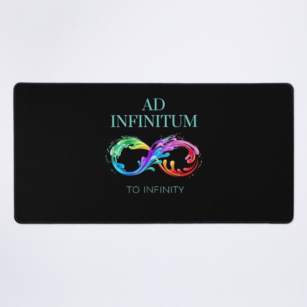Item preview, Ad Infinitum - To Infinity - Old Latin Phrase Colorful Infimity Sign designed and sold by WordsOf--Wisdom.