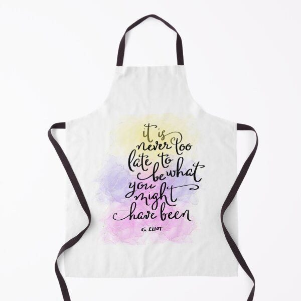 Item preview, It's never too late to be what you might have been motivational Quote designed and sold by ManifestoDesign.