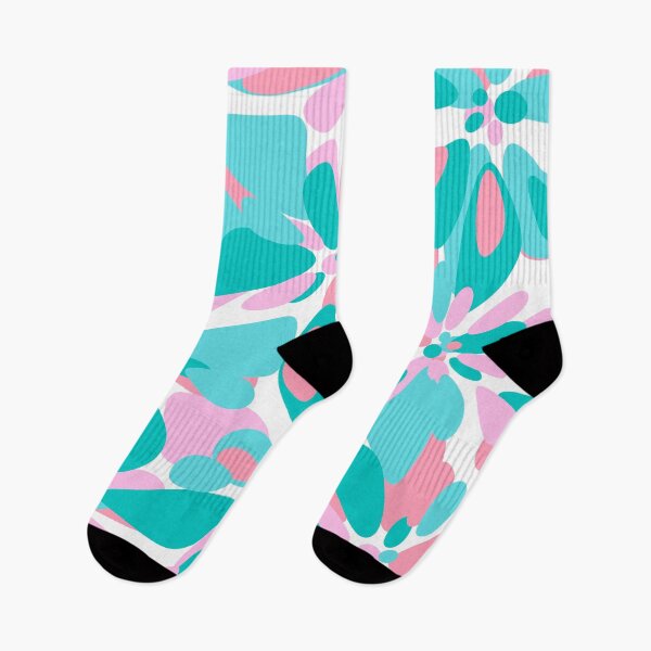 Item preview, Pink and Turquoise Abstract Pattern designed and sold by MadeByBeata.