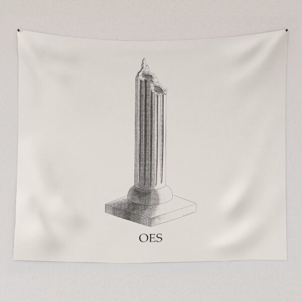 Item preview, The Broken Column- OES designed and sold by ARIsEasternStar.