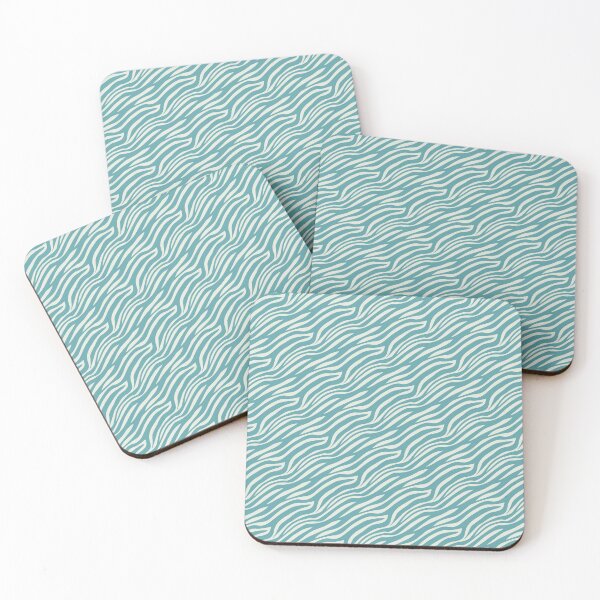 Item preview, Blue white zebra pattern abstract designed and sold by Coffee Lifestyle.