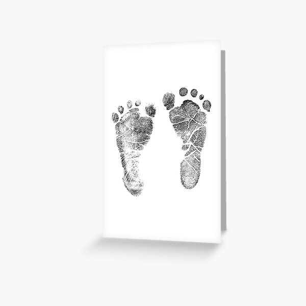 Item preview, Baby Footprints. Adorable Baby Feet Perfect For New Baby Boy or Baby Girl designed and sold by Digital Eclectica.