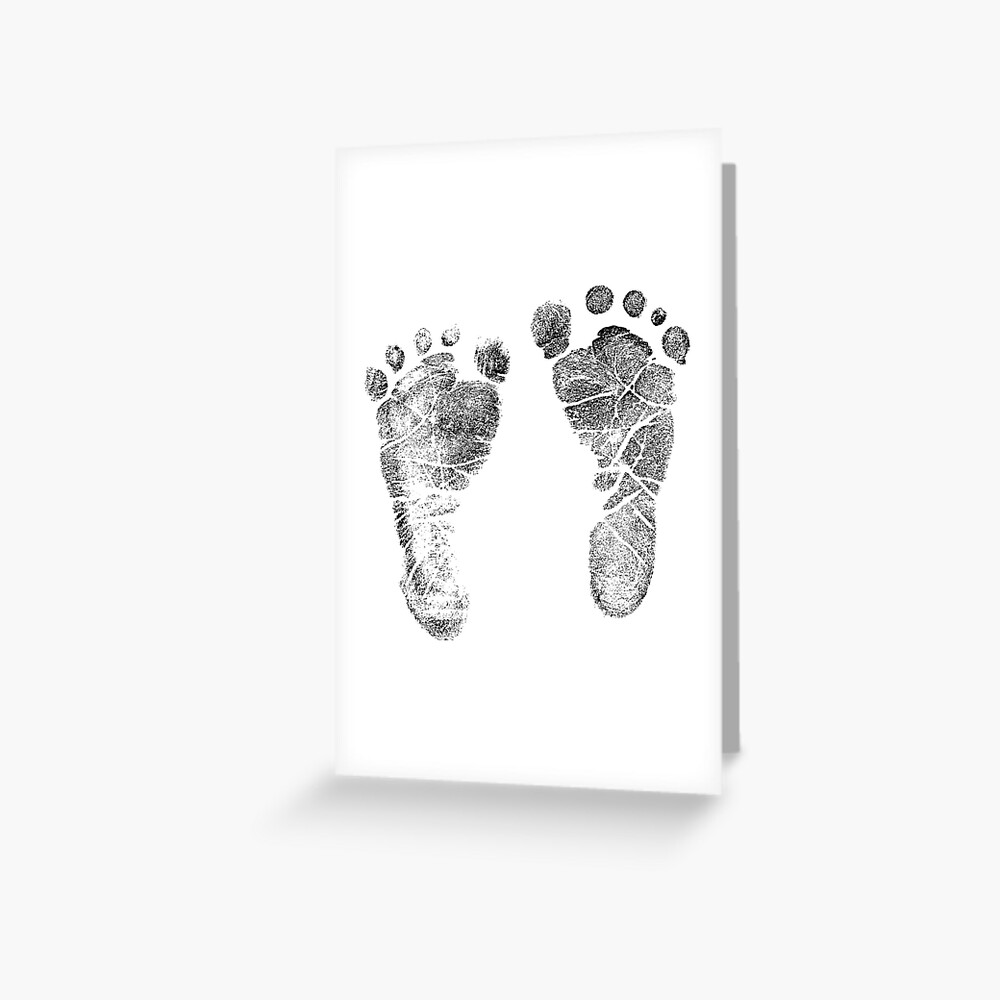 "Baby Footprints. Adorable Baby Feet Perfect For New Baby Boy or Baby