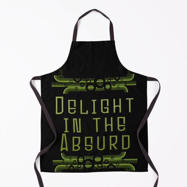 Item preview, Delight in the Absurd Absurdism Existentialism Albert Camus Absurdity Singularity Retro Green Cyber designed and sold by Shayna Westfall.