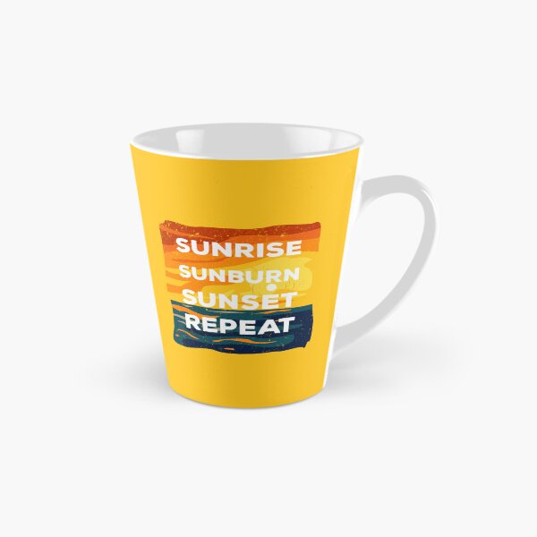 Item preview, Sunrise sunburn sunset repeat retro style, beach funny ocean vacation, travelling lover, vacation designed and sold by SGS-.