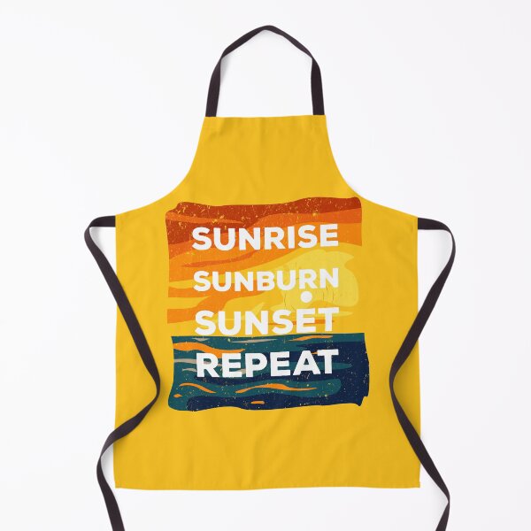 Item preview, Sunrise sunburn sunset repeat retro style, beach funny ocean vacation, travelling lover, vacation designed and sold by SGS-.