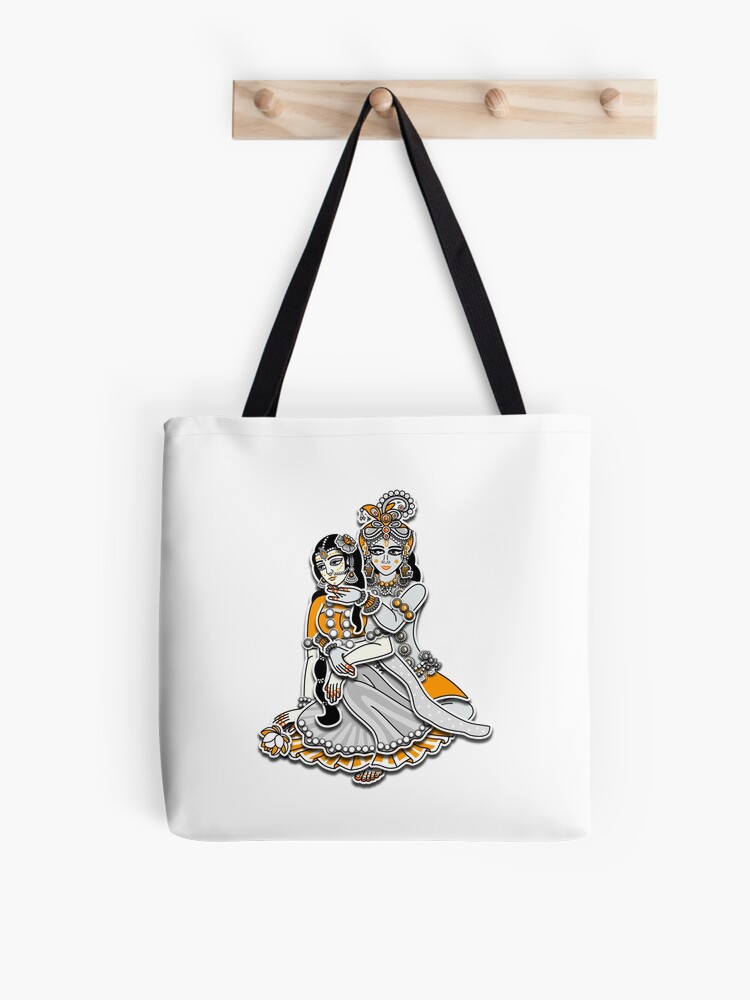 Shree Radhe Tote Bag | Hare Krishna Accessories - Rasika Designs | Bags, Tote  bag, Dance tote bag