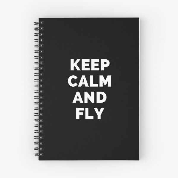 Item preview, Keep Calm And Fly - Black And White Simple Font - Funny Meme Sarcastic Satire - Self Inspirational Quotes - Inspirational Quotes About Life and Struggles designed and sold by ExploreTheStore.
