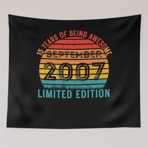 Item preview, 15 Year Old Birthday Gift Vintage 2007 designed and sold by UniqueBPresent.