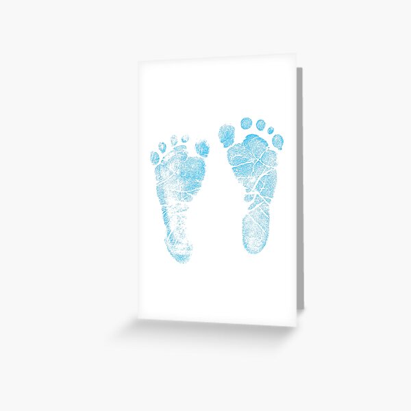 Item preview, Blue Baby Footprints. Adorable Baby Feet Perfect For New Baby Boy designed and sold by Digital Eclectica.