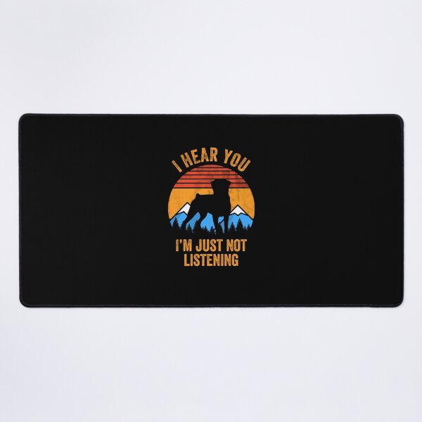 Item preview, I Hear You I'm Just Not Listening Stubborn Rottie  designed and sold by Guarddogdrive.