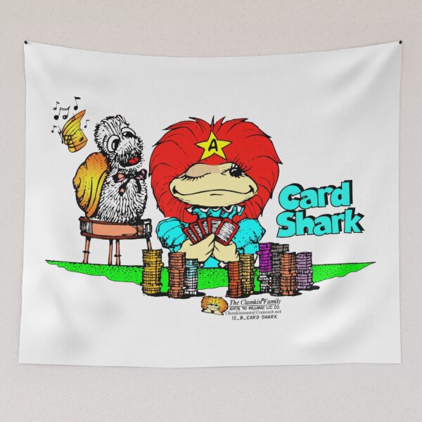 Item preview, Card Shark Clamkin Cartoon featuring Alpha and Escargo- Winning designed and sold by Bruce Ingrassia.