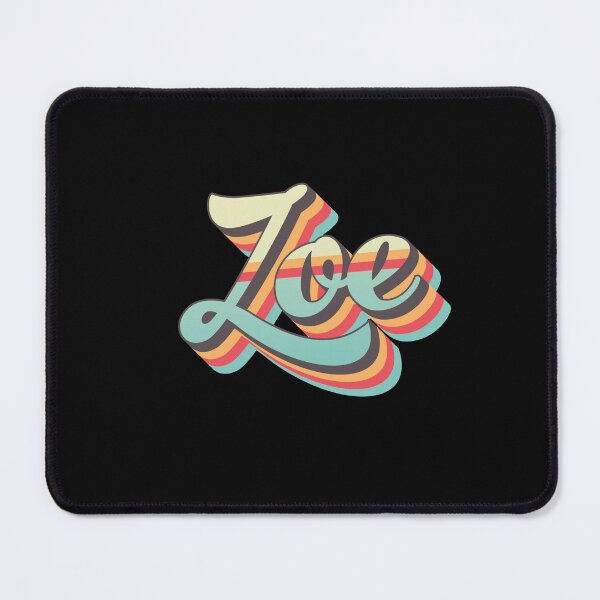 Item preview, Zoe name - cool 70s retro font surf style design designed and sold by NameTheory.
