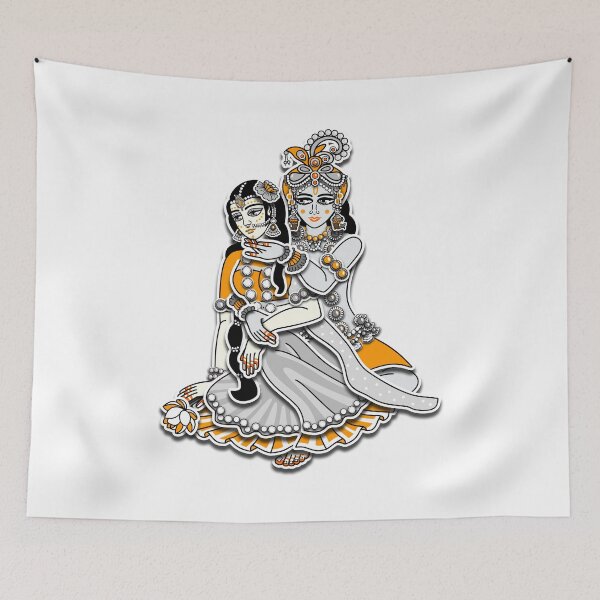 Item preview, Radha Krishna designed and sold by GundicaArt.