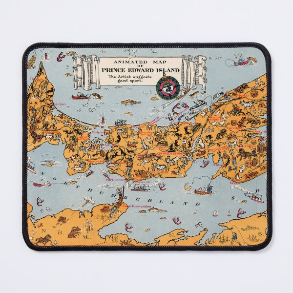 Item preview, 1929 Vintage Map of Prince Edward Island designed and sold by Gin  Neko.