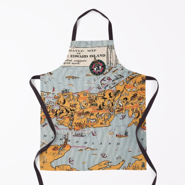 Item preview, 1929 Vintage Map of Prince Edward Island designed and sold by Gin Neko.