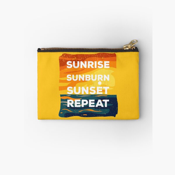 Item preview, Sunrise sunburn sunset repeat retro style, beach funny ocean vacation, travelling lover, vacation designed and sold by SGS-.